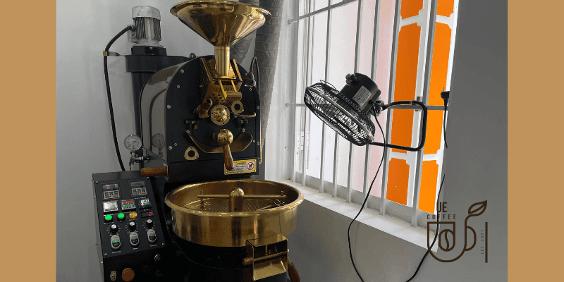 Coffee beans and brewing equipment